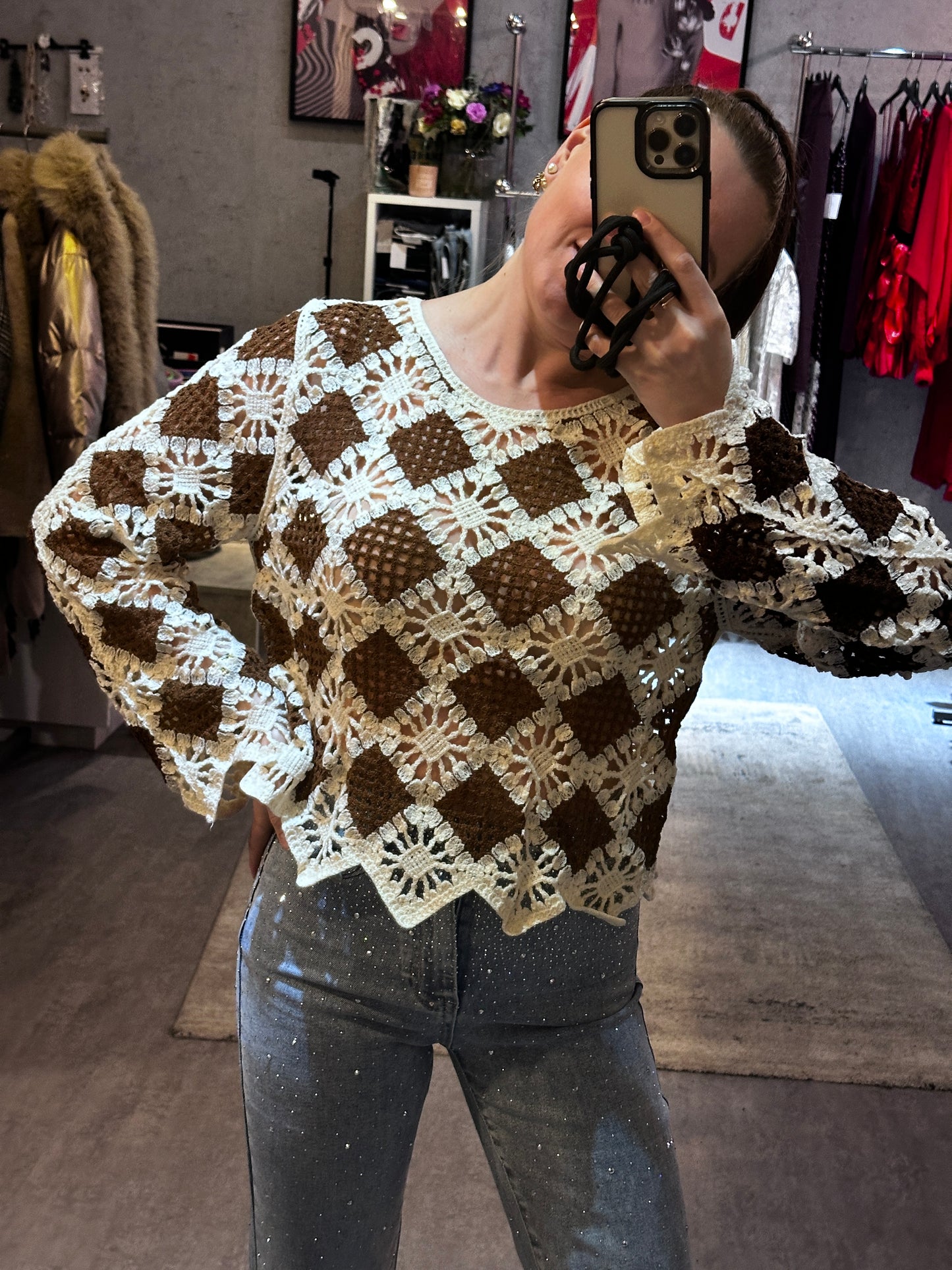 Strickoberteil Selena